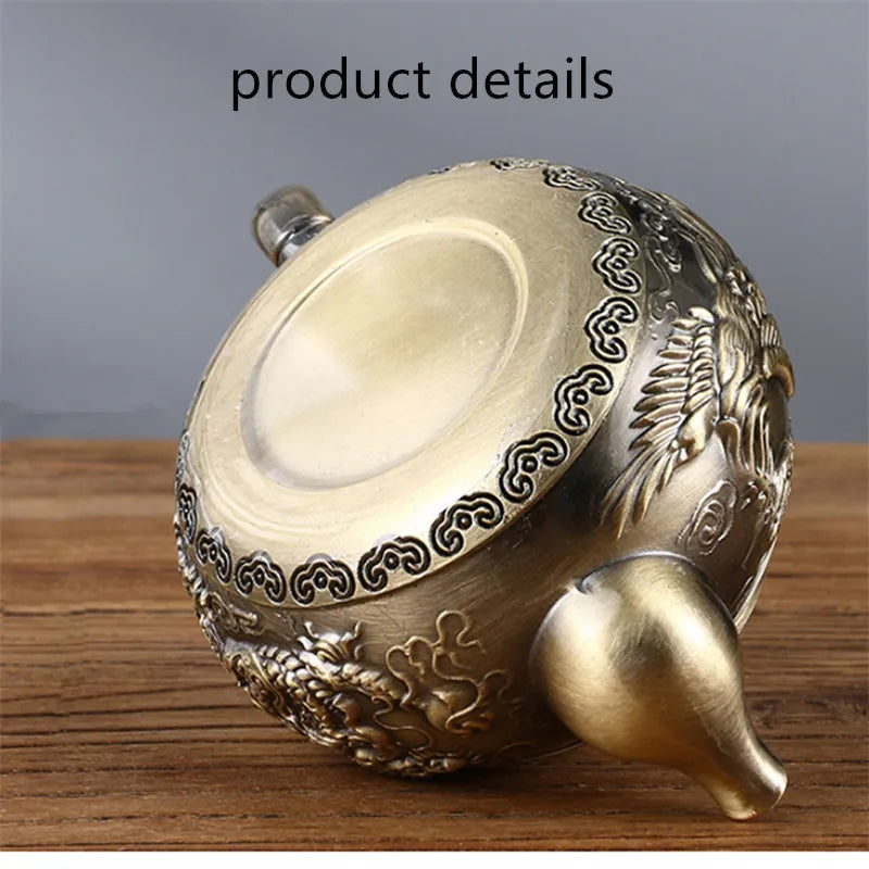 6-piece high-end tea set Turkish teapot Arabic tea set Antique bronze tea set Simple household Kung Fu tea set Chinese gift box