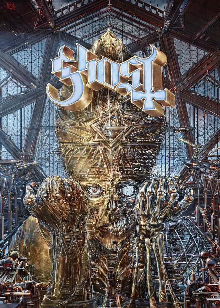 Abstract Ghost Band Poster Heavy Metal Band Wall Art Canvas Painting Prints HD Pictures for Living Coffee House Bar Home Decor