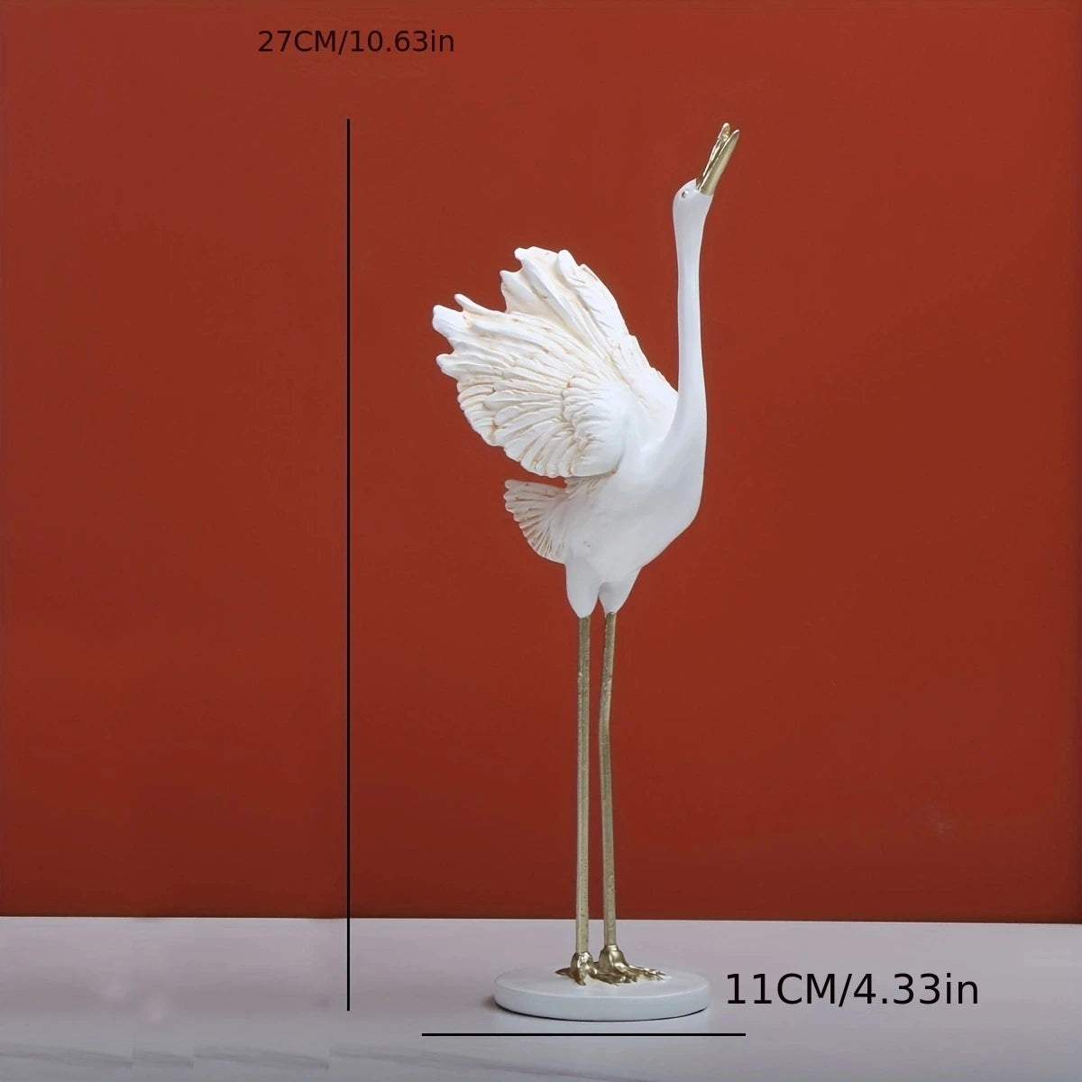 1 Pc Of Home Crane Ornaments, Indoor Decoration For GuestRoom, Home Decoration Living Room, Study, TV Cabinet, AndOffice Desktop