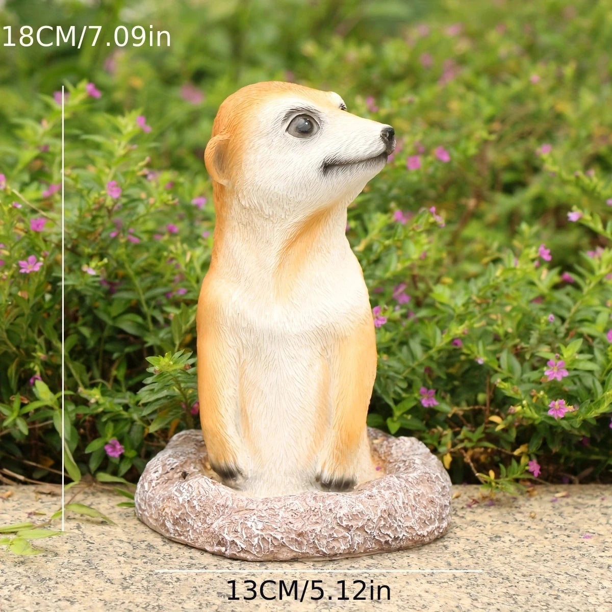 1 piece of meerkats and meerkats simulation animal ornaments, outdoor garden hall balcony decorations