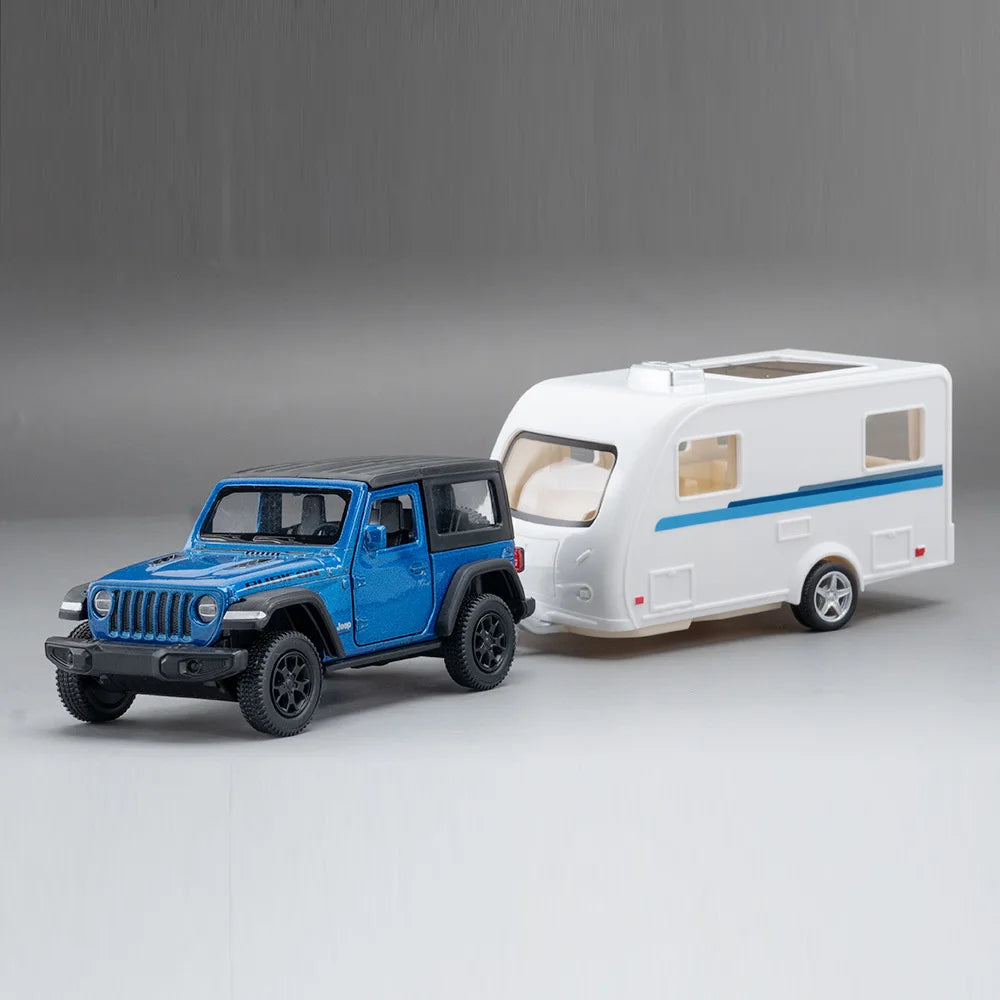 1:36 Alloy Jeep Wrangler Ford F150 Caravan Models Cars Toys Range Rover Touring Car Doors Opened Off-road Vehicles Kids Gifts