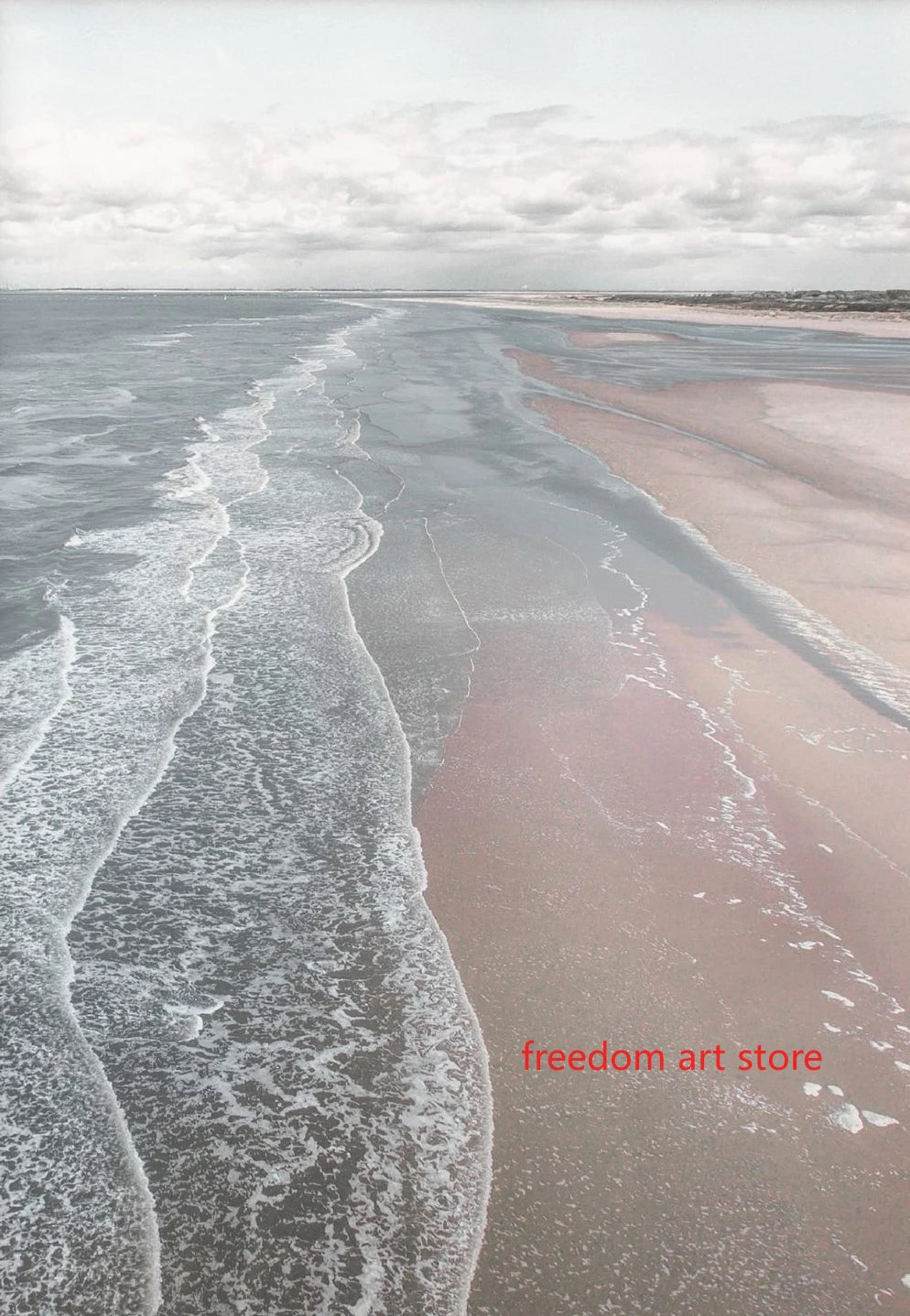 Boho Gallery Style Beach Landscape Photography Pampass Grass Art Poster Canvas Painting Wall Print Picture for Room Home Decor