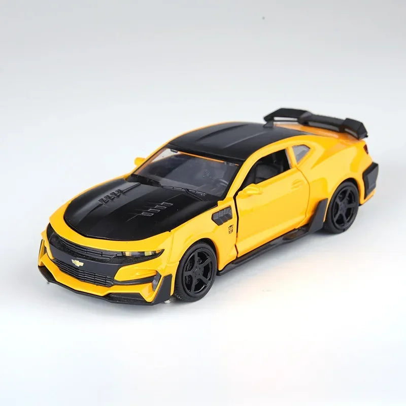 1:32 Scale Chevrolar Camaro Car Toys Alloy Diecast Model Super Sport Car with Sound Light Vehicles Toy for Child Birthday Gifts