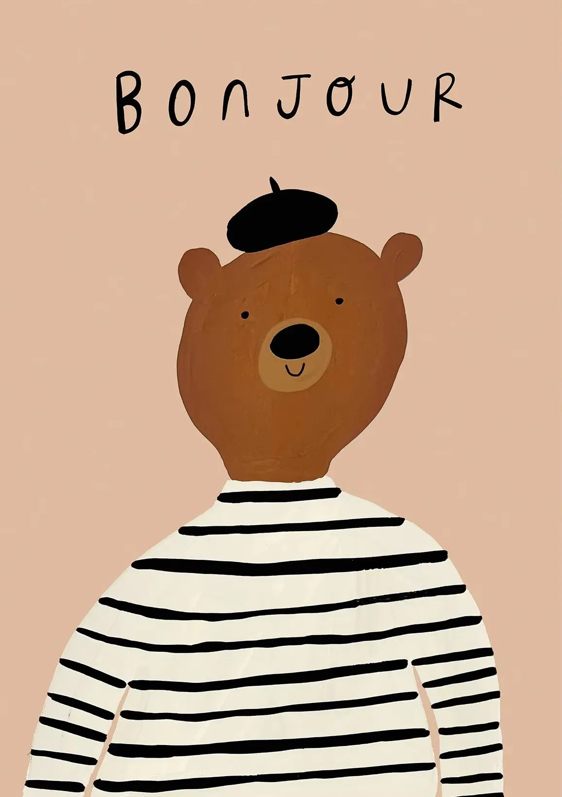 Cartoon Dog Goose Rabbit Bear Mouse Poster Cute Animal Wall Art Canvas Painting Prints Wall Art HD Pictures Baby Kids Room Decor