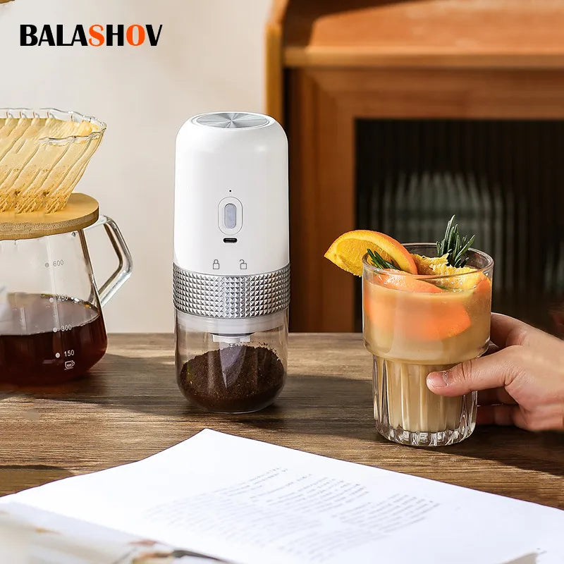 Buy Wholesale China Electric Burr Coffee Grinder Portable Coffee Maker With  Grinder Mini Rechargeable Coffee Grinder & Electric Coffee Grinders Coffee  Grinders at USD 28