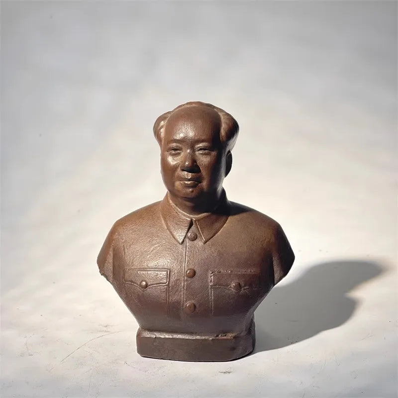 Great Man Mao Zedong Statue Synthesized Stone Bust Study Office Desk Ornament Home Decoration Souvenir Study Room Statue Crafts