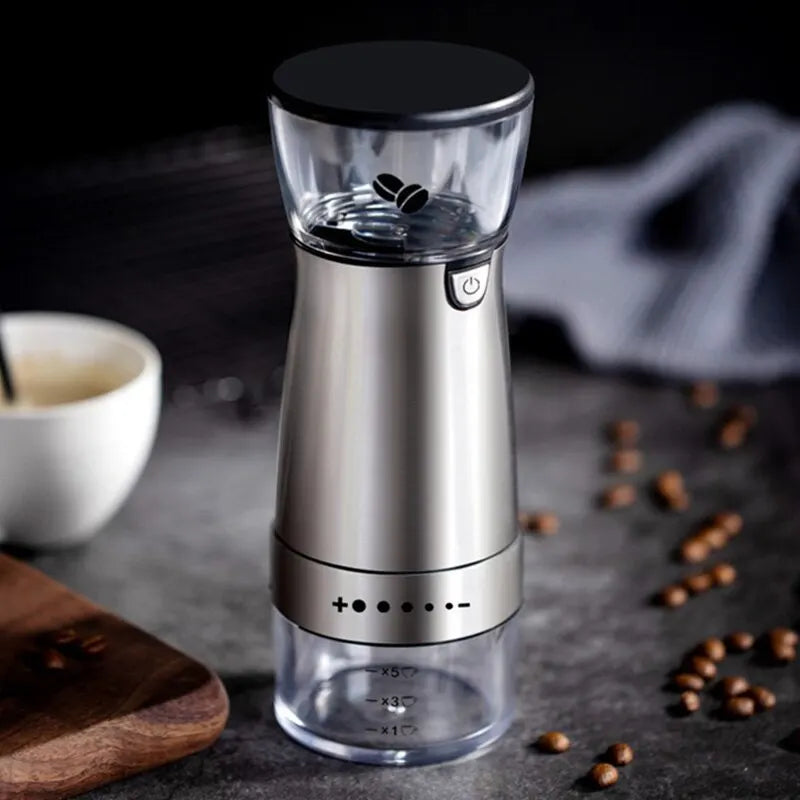 1pc ABS Coffee Bean Grinder, Modern USB Portable Electric Coffee Grinder  For Coffee Houses