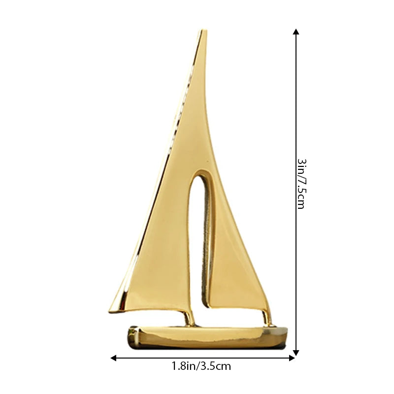 Creative Zinc Alloy Sailboat Decoration Home Decor Living Room Home Desktop Ornaments Modern Home Decoration Accessories