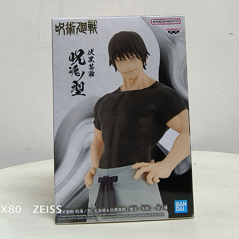 17cm Original Banpresto Anime Jujutsu Kaisen Fushiguro Toji Action Figure Animation Figurine Model Toy Collection Doll Gifts
