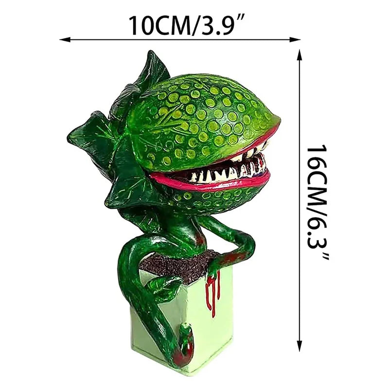 Audrey II Piranha Plant Decoration Movie Little Shop of Horrors Puppet Statues Audrey II Figurine Garden Sculpture