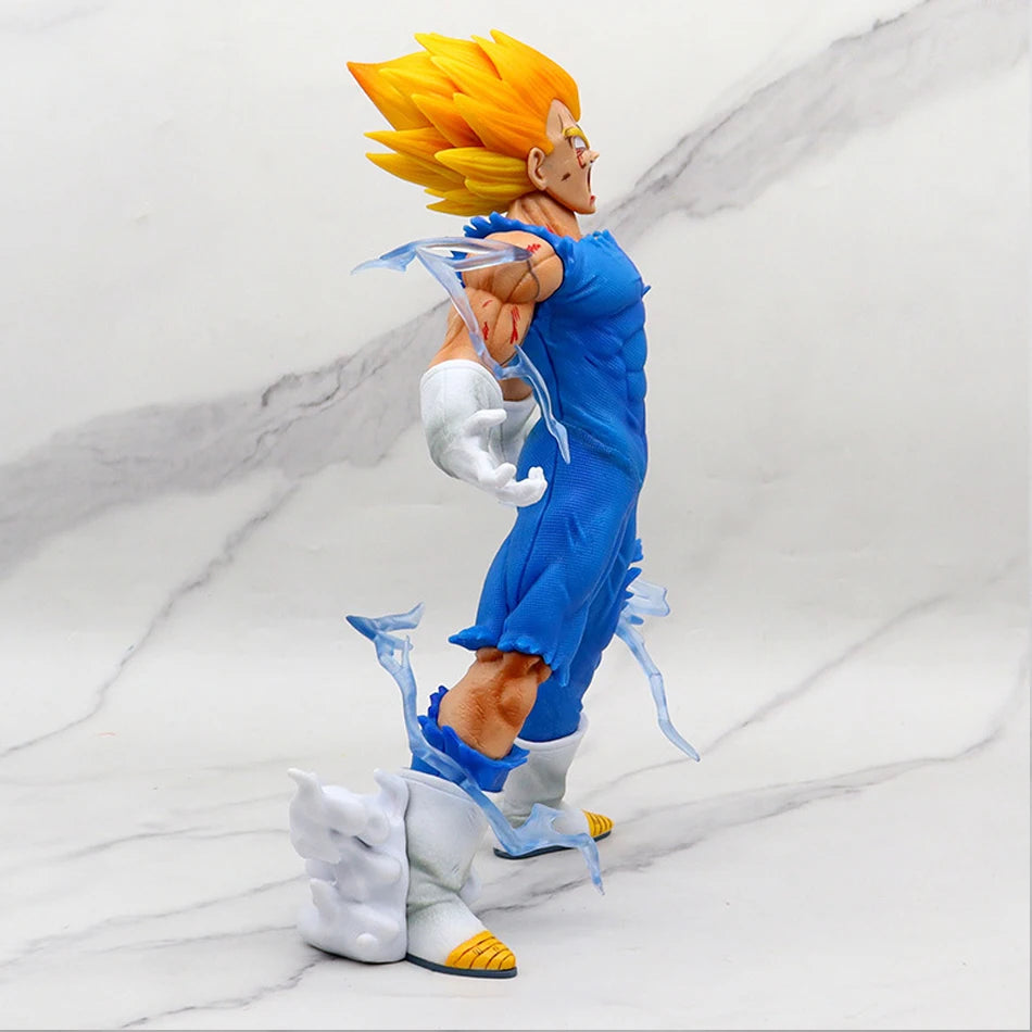 Anime Dragon Ball Z GK Vegeta Figure Self-destruct Majin Vegeta Figurine 27CM PVC Action Figures Collection Model Toys Gifts