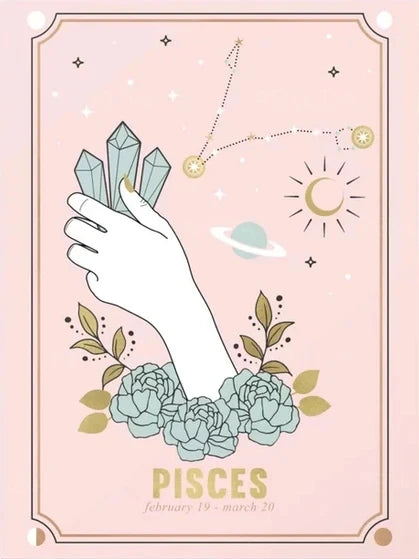 Bohemian Zodiac Tarot Astrology Artwork Series Poster Aesthetic HD Print Wall Pictures Canvas Paintings For Bedroom Home Decor