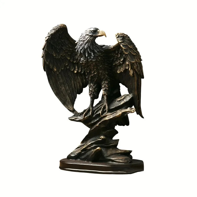 Eagle Statue Resin Ornament, Home Decor Office Decor Statue, Symbol of Wealth Freedom Power, Birthday Holiday Gift