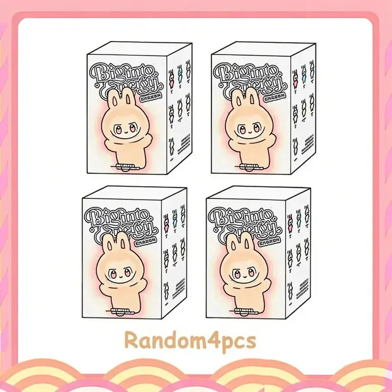 New For labub The Monsters Blind Box Exciting Macarons V3 Big Energy Vinyl Toy Have A Seat Cute Figure Collection Birthday Gifts