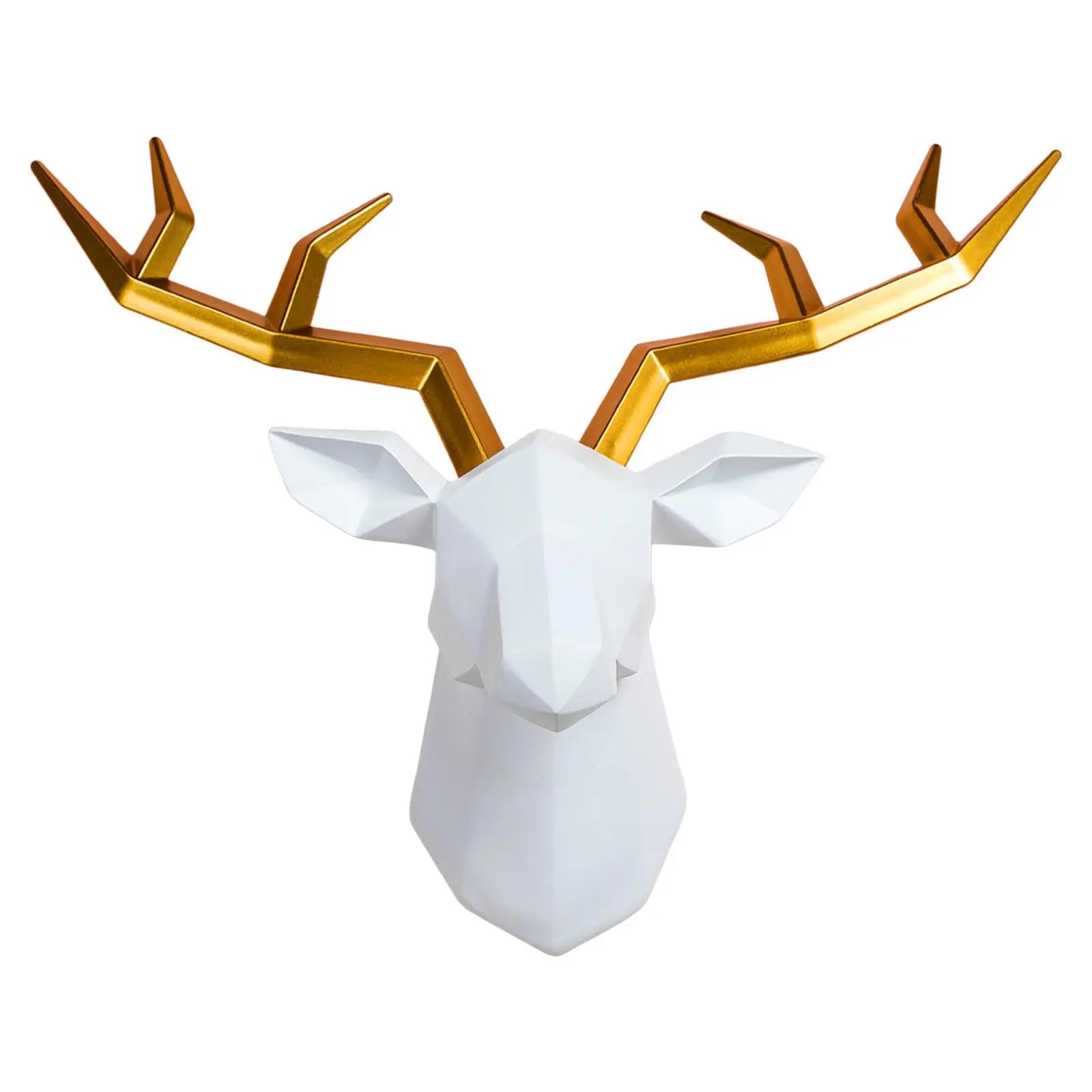 American deer head wall hanging decoration creative wall decoration retro  living room simulation background wall animal head pendant