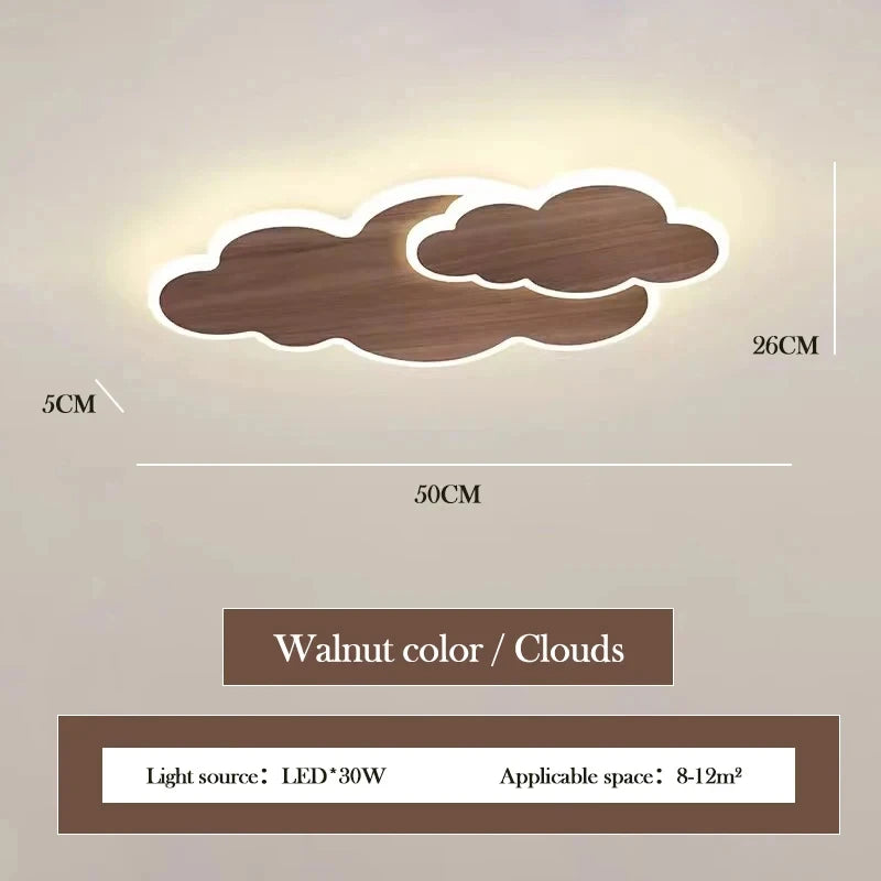 Children's Room Ceiling Light Modern Girl's Room Bedroom Study Ceiling Lamp Originality Cloud Shape Designer Decor Light Fixture