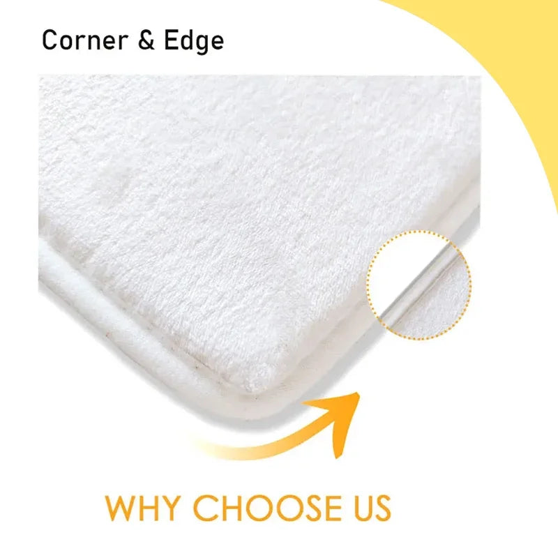 INS Style Soft Bedroom Floor House Rug Anti-skid Household Carpet Fairy Tale Cute Rabbit,Pink Teddy Bear,Children's Climbing Mat