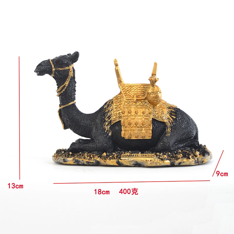 13X18X9CM 0.4KG Middle East Dubai Resin Crafts Egypt Ornaments UAE Qatar Tourist Souvenirs Desert Camel Decoration