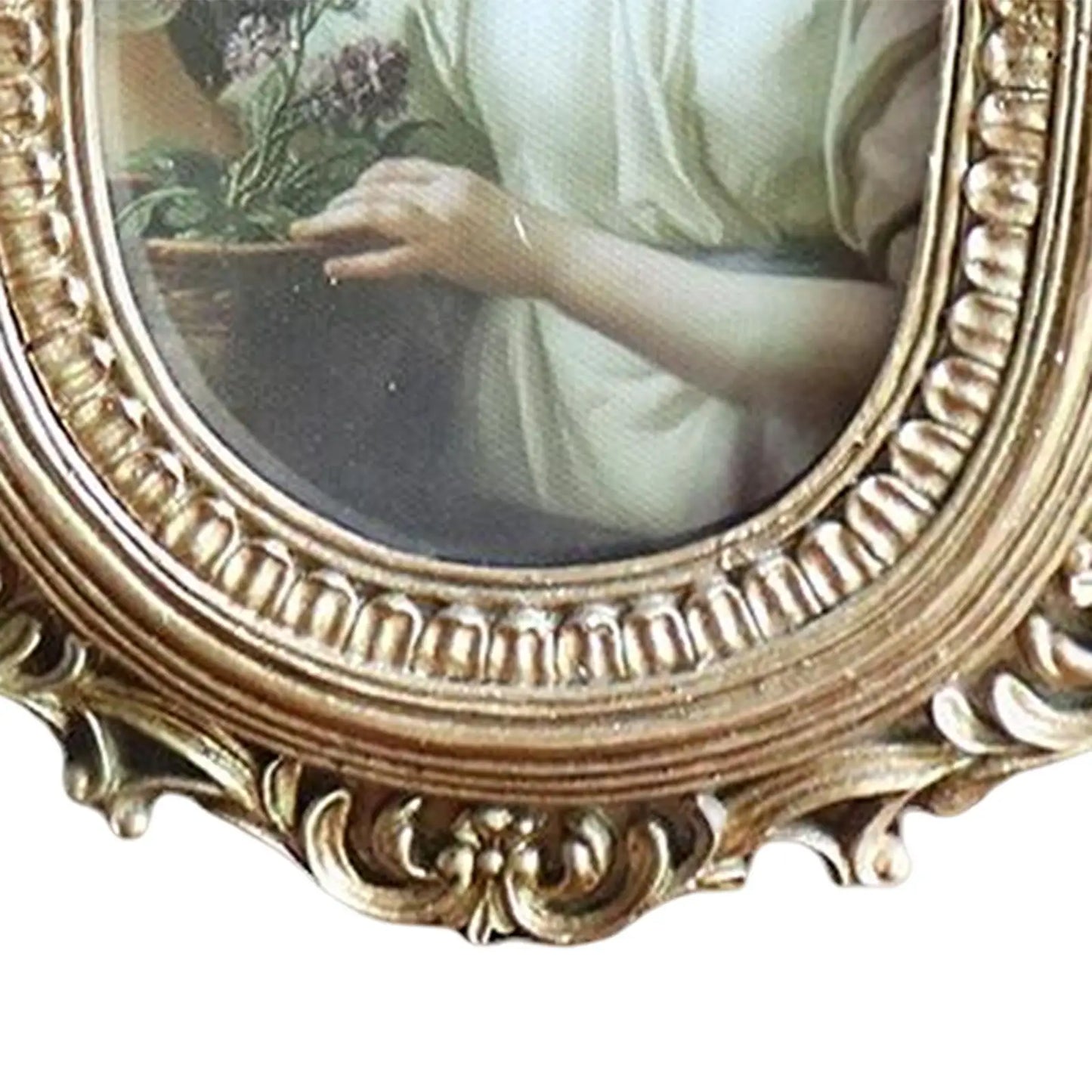 European Style Vintage Style Picture Frame Resin Photo Gallery Art Crafts Oval