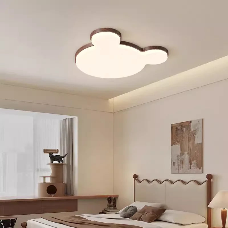 Children's Bedroom Ceiling Lamp Internet Famous Mickey Full Spectrum Eye Protection Creative Cartoon Boy And Girl Room Ceiling L