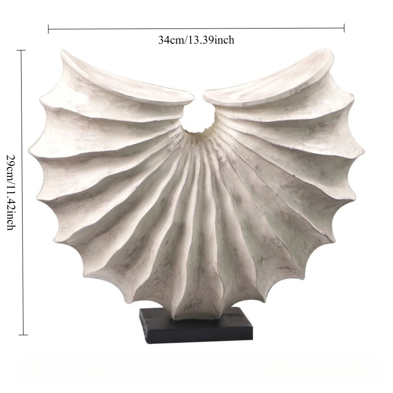 Resin Whelk Statue Handicraft Home Decoration Nordic Modern Decorative Figurines for Office Living Room Bookshelf Decoration