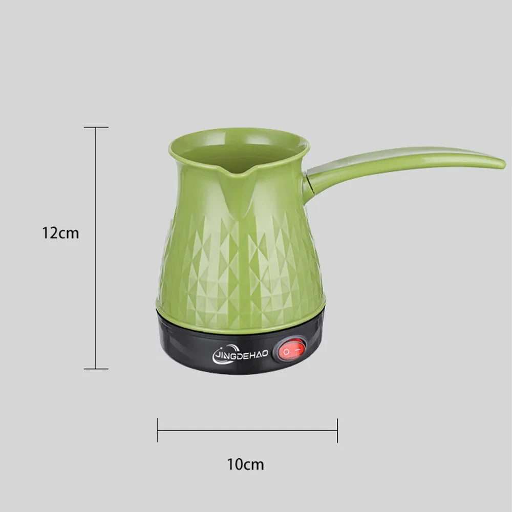 110V 600ml Mini Electric Turkish Coffee Pot One-person Espresso Kettle Home Heat Milk Tea Moka Pot Barista Coffee Accessories