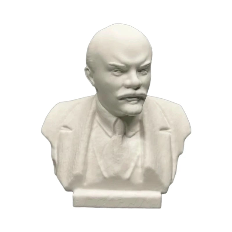 Lenin's Great Man Gypsum Statue Art Sculpture Desktop Decoration Advanced Bookshelf Wine Cabinet Decoration Birthday Gift