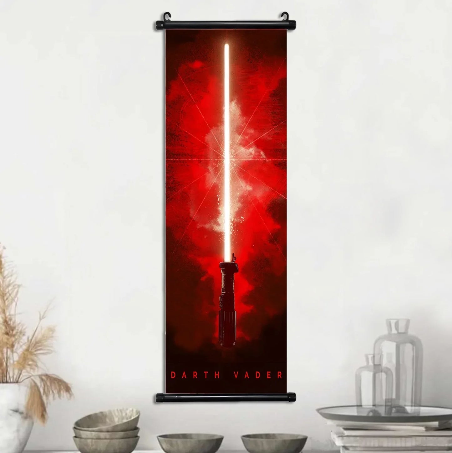 Disney Star Wars Poster Lightsabers Wallpaper Artwork Canvas Painting Print Hanging Scroll Interior Gift Wall Decoration Art