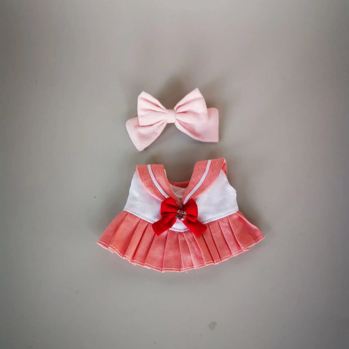 17cm Labubu Clothes V1 Labubu Cute Sailor Uniform Vinyl Doll Labubu Blind Box Beautiful Sailor Moon Clothes Girl Birthday Gifts