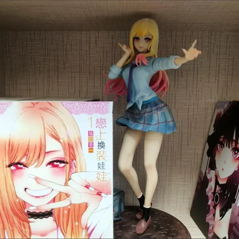 28cm Kitagawa Marin Figure My Dress-Up Darling Anime Figurine Action Figure Toys Doll Gift With Box Ornament Birthday Gift