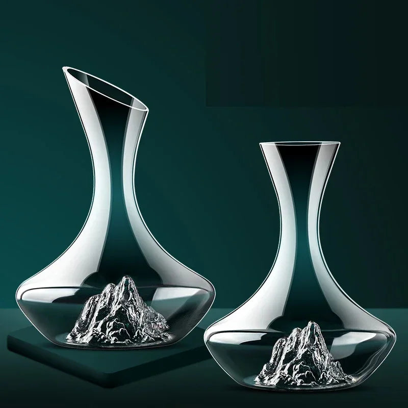 1500ml Iceberg Decanter Creative Lead-free Crystal Material Luxury Hig