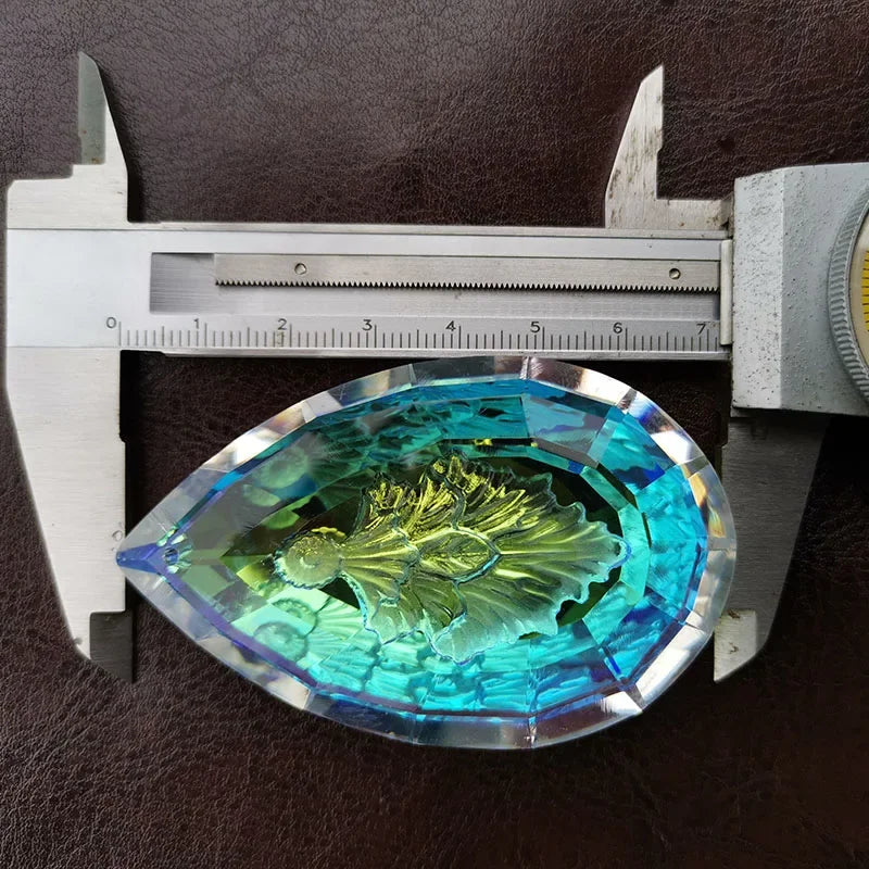 Color Crystal Prism Suncatcher Hanging Evergreen Tree Pendant Chandelier Parts DIY Craft Home Wedding Window Decoration Figurine