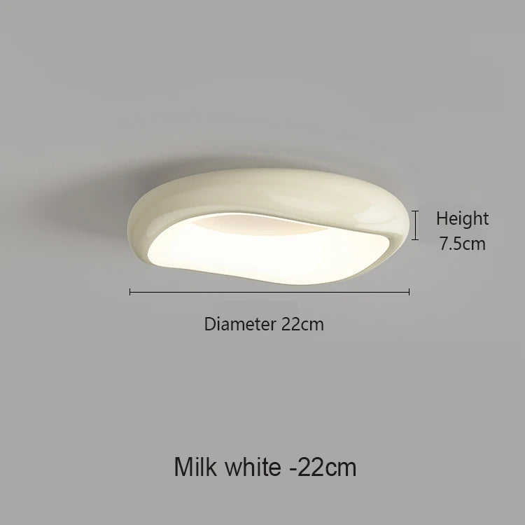 Modern Bedroom Ceiling Light Home Decorate Nordic Creative Balcony Corridor Lamps Living Room Cream Style LED Lighting Fixtures