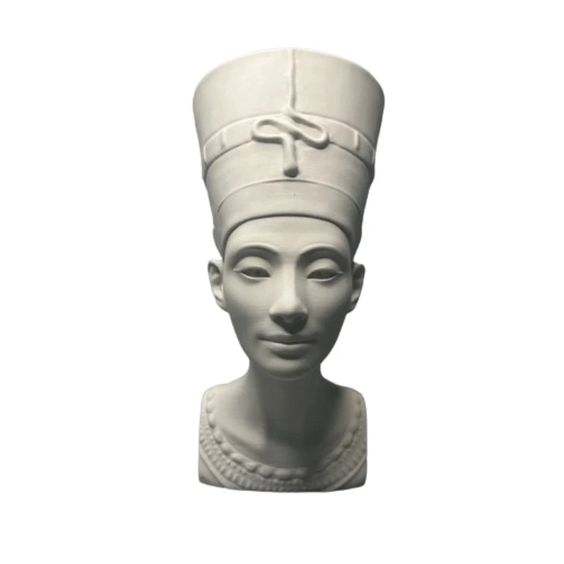 Nefertiti Bust Ancient Egypt Museum Replicated Gypsum Sculpture Desktop Ornaments Modern Home Decoration Aesthetic Art Figurine
