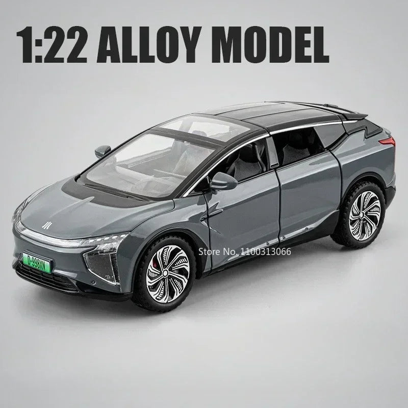 1:22 HiPhi X Rolls-Royce Wraith Alloy Cars Models Doors Opened New Energy Tram Sound Light Miniature Car Boys Collection Gifts