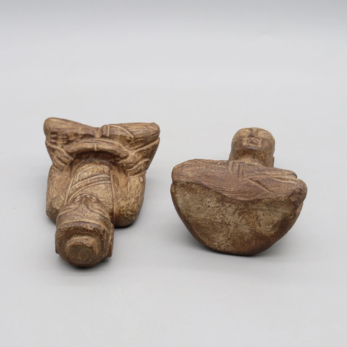 Little Stone Buddha, Hand Carved Stone Statuette, Home Decoration