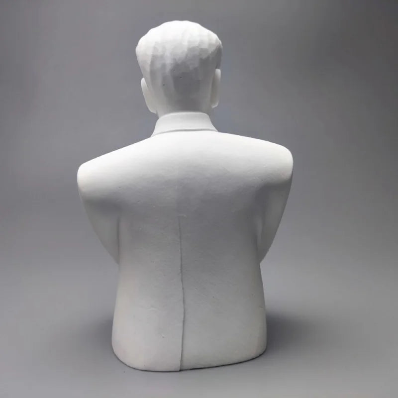 Zhou Enlai Great Man Model Plaster Figure Sculpture Art Decoration Ornaments Interior Art Living Room Figurines Desktop Decor