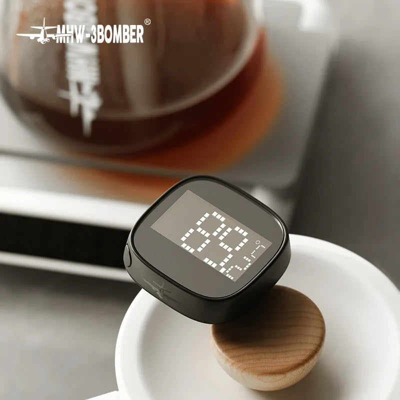 Water Resistant Instant Read Digital Tea Coffee Milk Thermometer Alarm with  Logo Print Available - China Digital Coffee Thermometer, Tea Thermometer