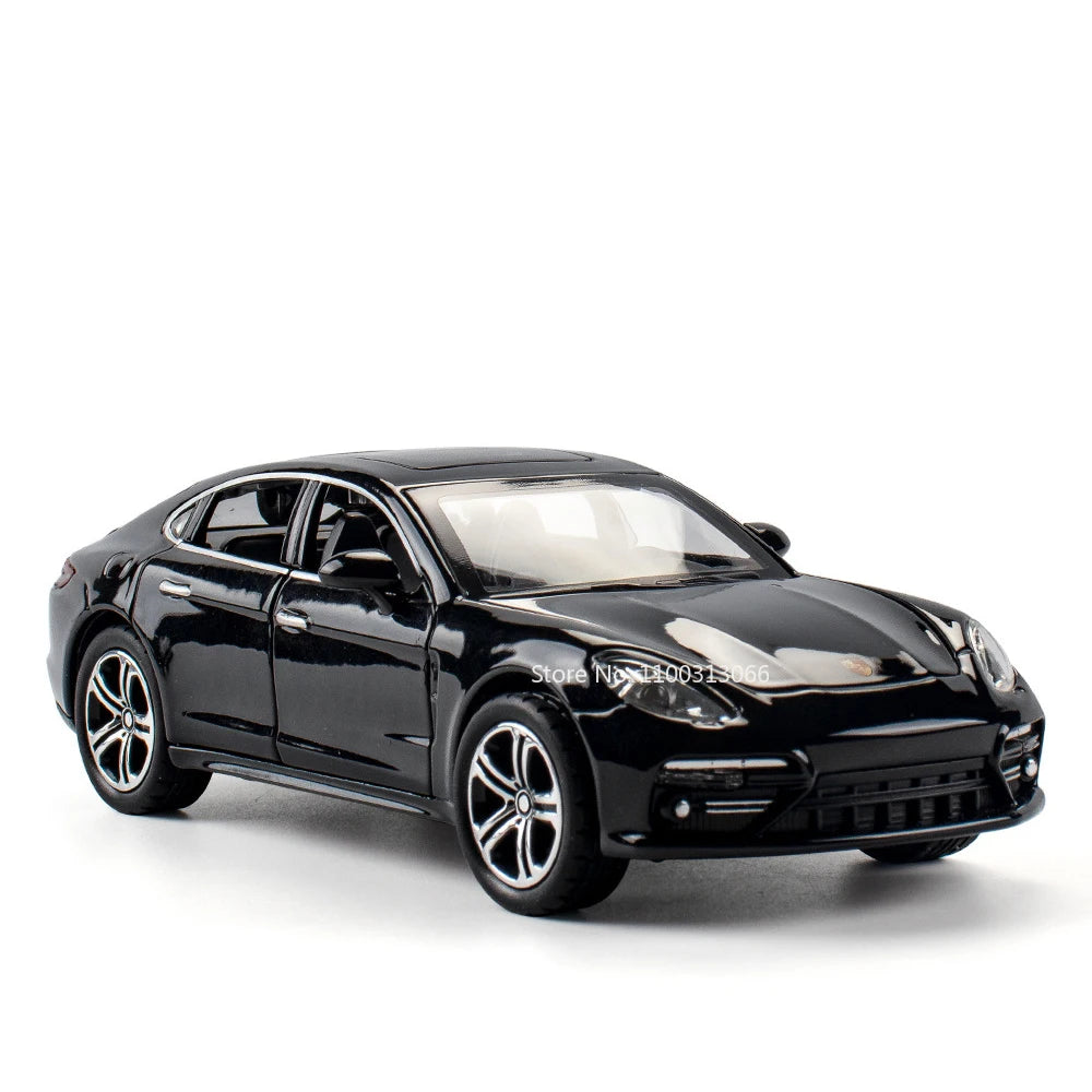 1:32 Panamera 911 Targa 4S Alloy Toys Diecast Models Cars Doors Opened Sports Car Models Light Music Vehicle Boys Birthday Gifts