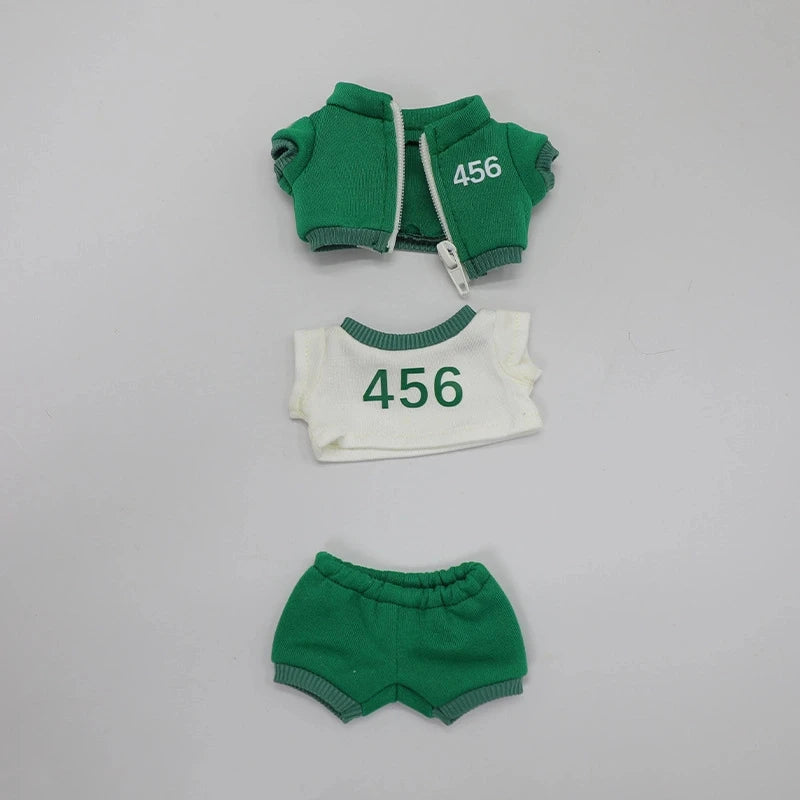 For Labubu Clothes Mp5 Outfit Accessories for The Monster Korea Kpop Lafufu Idol V1 V2 V3 Commando Jacket Clothing Pendant gifts