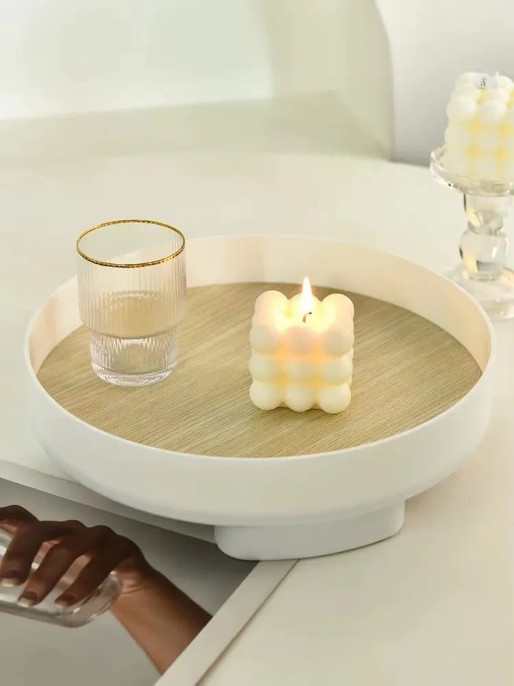 White Cube Aromatherapy Candle Romantic Atmosphere Desktop Home Decoration Creative Handmade Gift Aromatherapy Candle