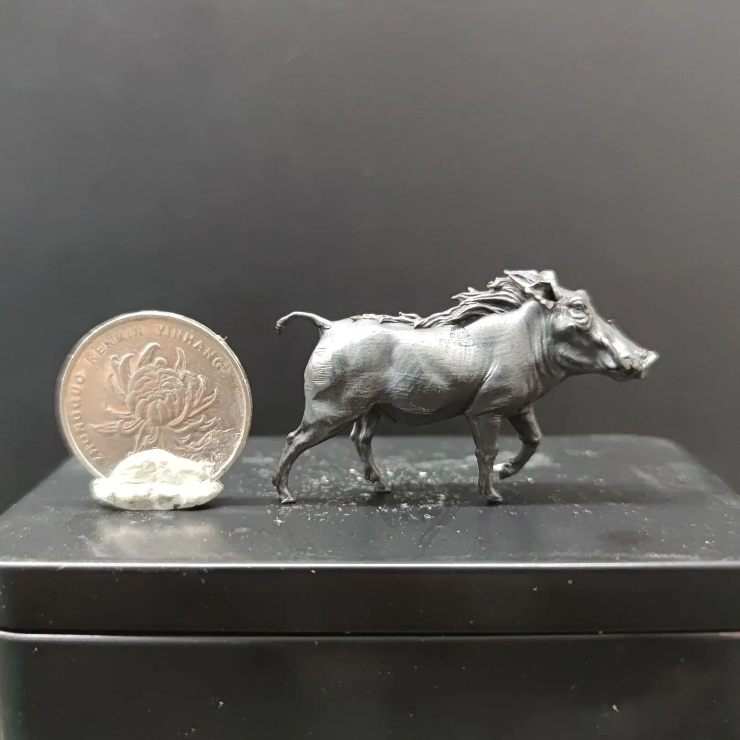 Mini Brass Wild Boarornaments Study Desk Bookcase Decorations Small Animal Sculpture Decoration Crafts Home Decor Accessories