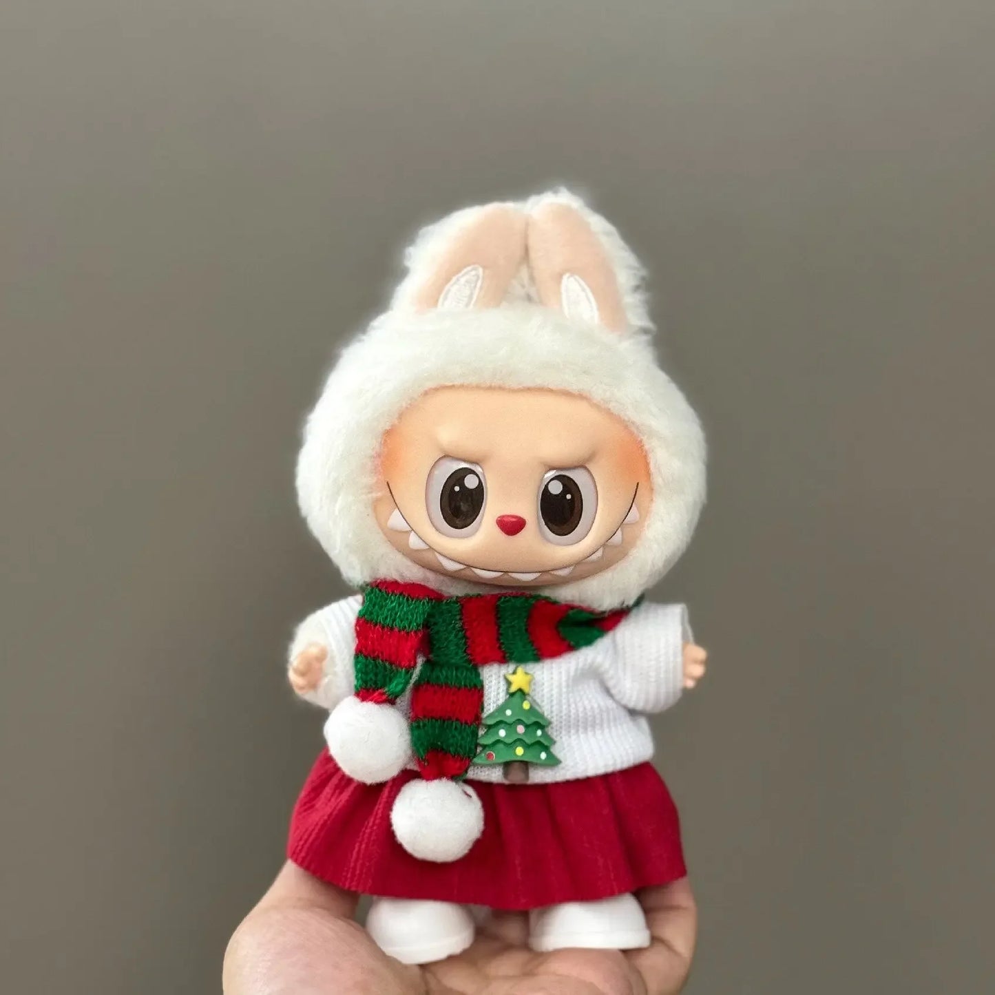 Christmas Gift 17cm LAFUFU Clothes Christmas Holiday Outfit, Santa Claus Role-playing, Fashionable Plush Clothing Accessories