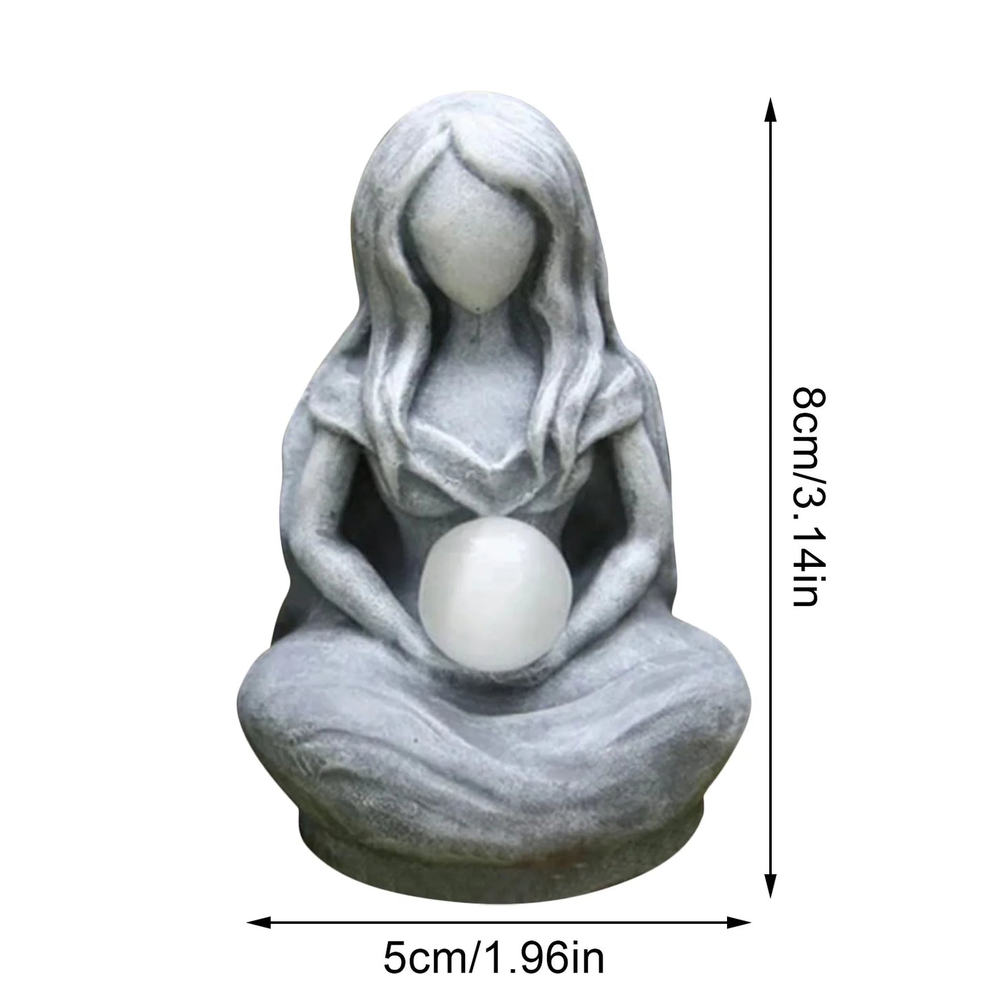 Moon Goddess Statue Creative Cafe Greek Mythological Figure Resin Sculpture Home Decor Figurines For Interior Decorations