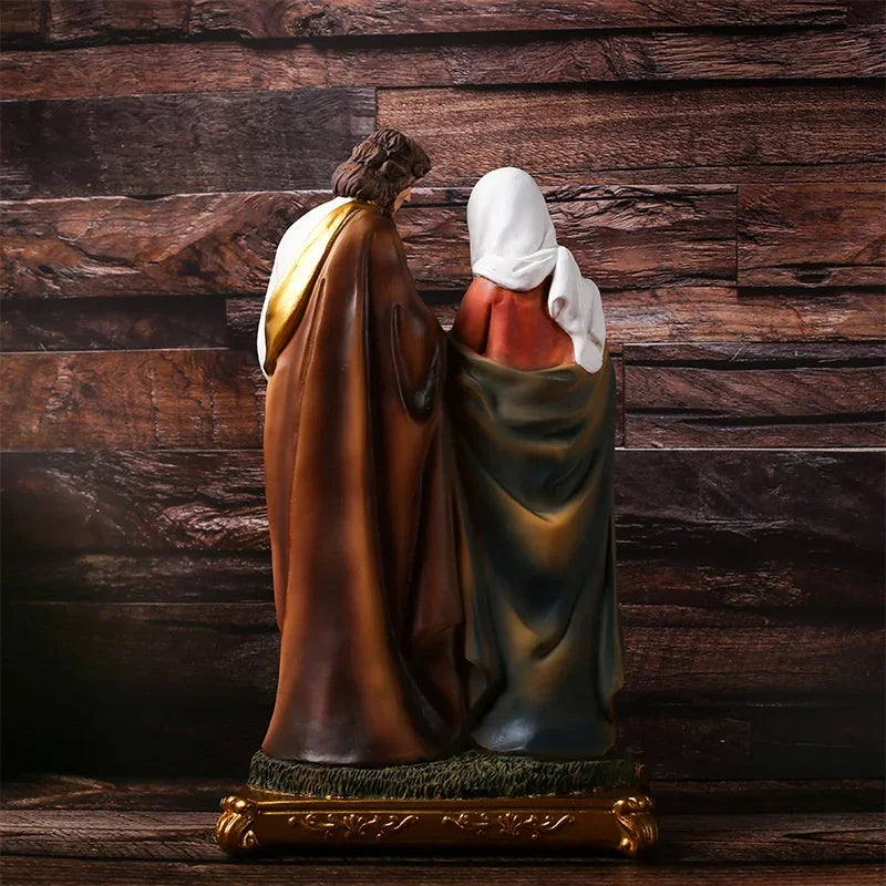 Catholic Christian Jesus Family Statue Figurine Resin Crafts Gifts Home Decoration