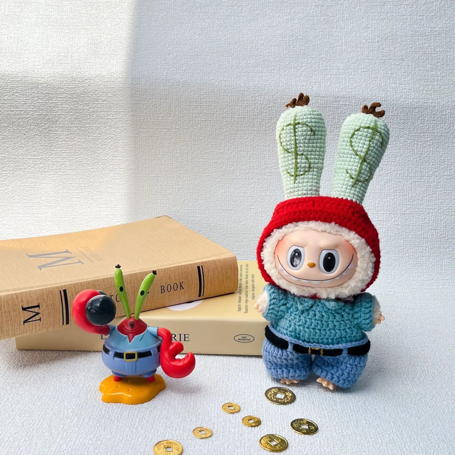 Doll labubu Clothes Accessories Luffy Zoro Doll Clothes Decoration Pendant Clothes Decoration Clothes Doll Decoration Clothes