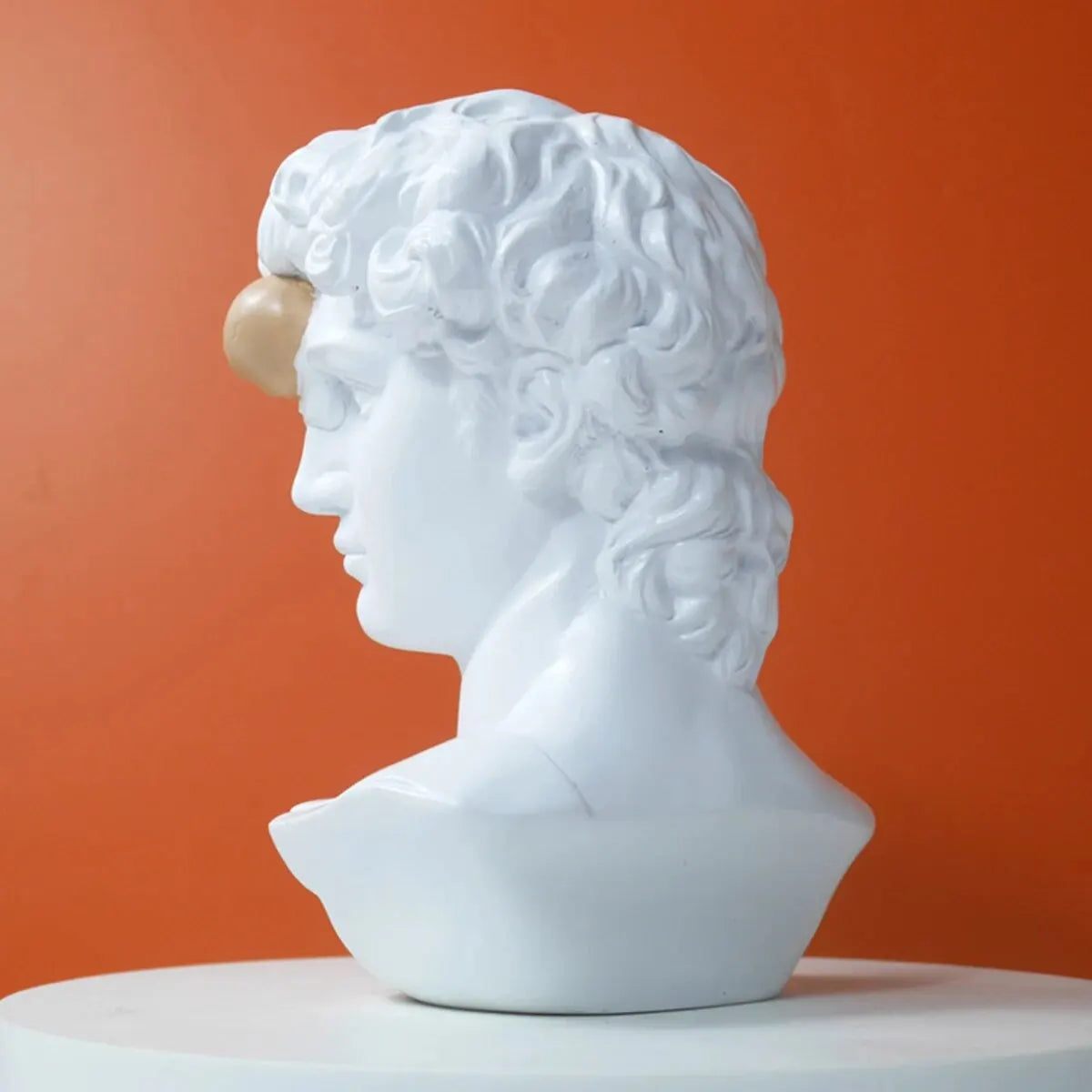 Egg Smashing on David's Face-Artistic and Creative Resin Statue-Great Gift for Family and Friends