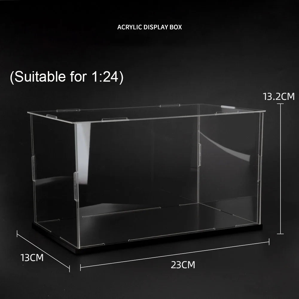 1:32 1:24 1:18 Scale Acrylic Cars Toy Model Dust Cover Transparent Storage Boxes Miniature Car Display Box Kids Adult Collection