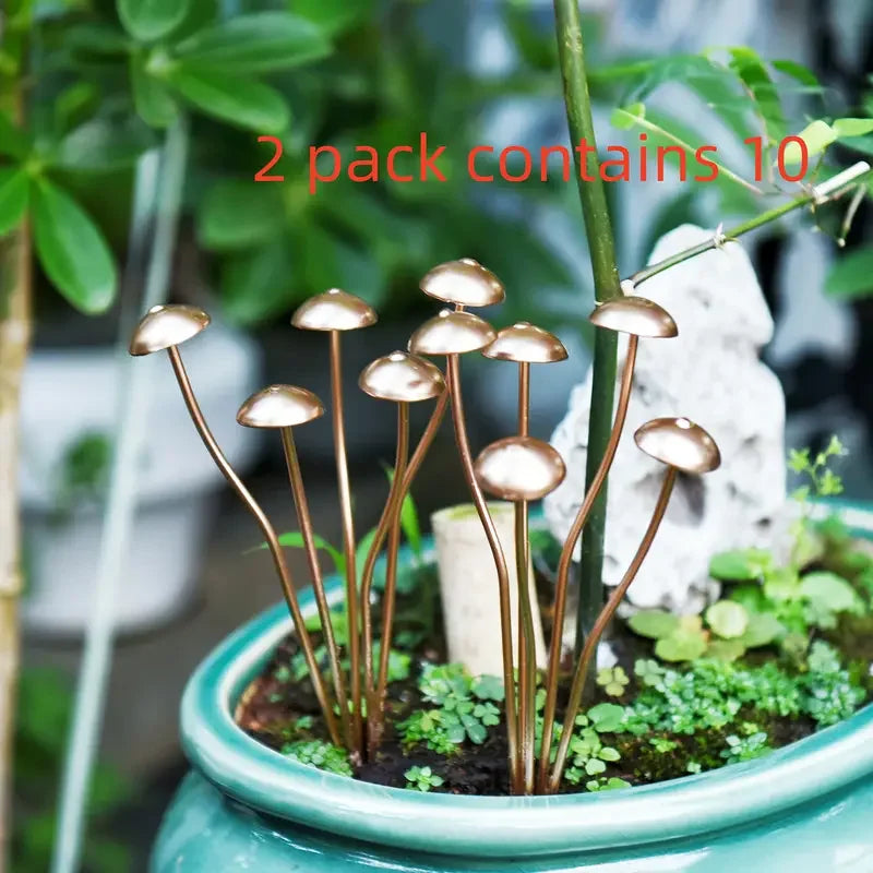 1/2/3 Pc: Mushroom Metal Decorative Garden Stakes Perfect for Outdoor Spring Decor and Adding to Your Metal Flowers Outdoor Decor
