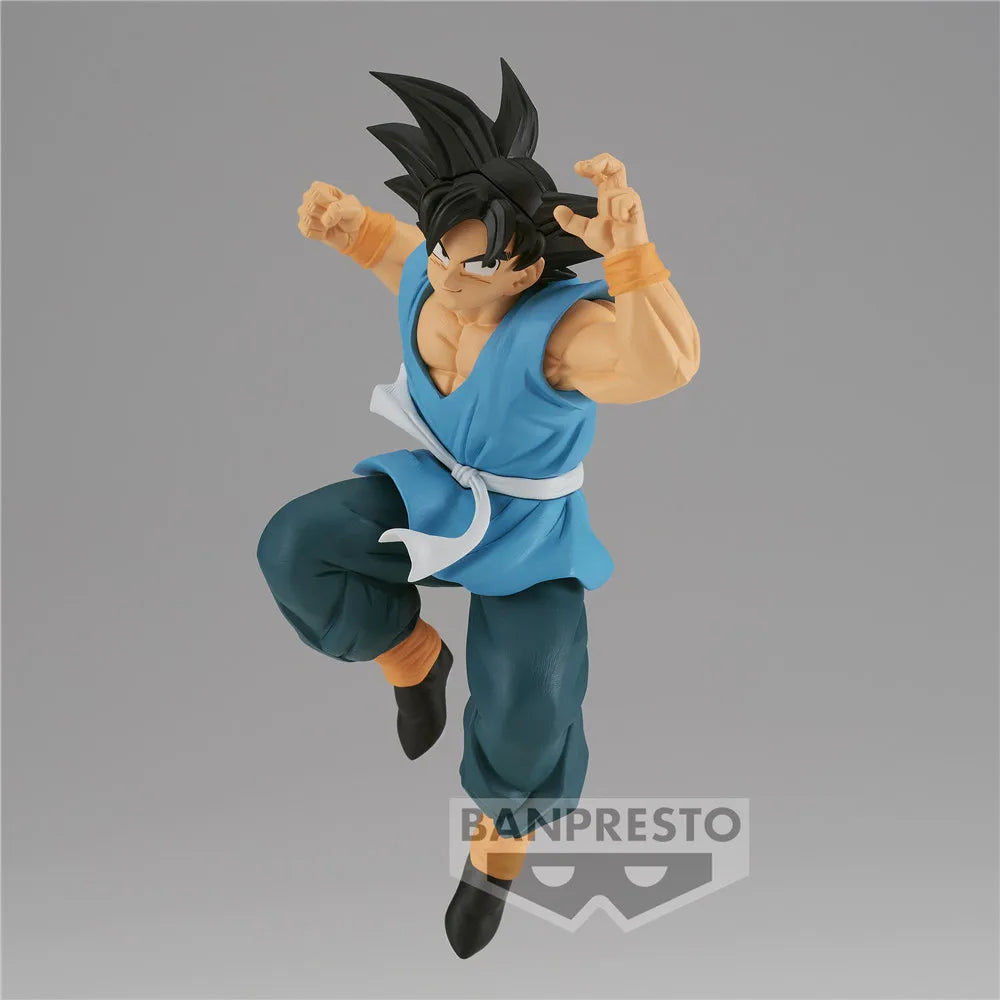 BANDAI Original BANPRESTO Dragon Ball Z Match Makers UUB VS Son Goku Pvc Action Figures 80-130mm Anime Figurine Toys